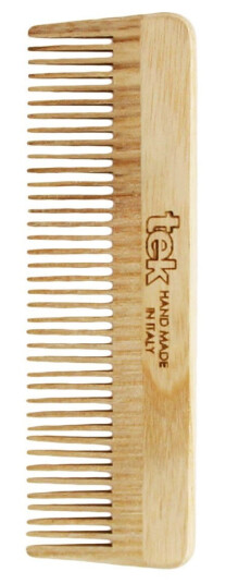 Tek Small Wooden Beard Comb With Fine Teeth Tek Small Wooden Beard Comb With Fine Teeth