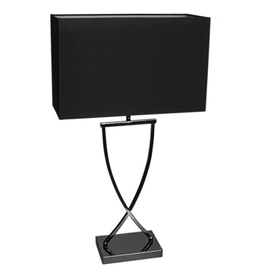 By Rydéns Omega bordlampe Svart krom 69 cm 1630686-01-0 1670973-01-0
