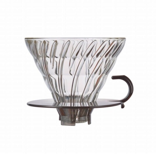Simply Hario Glass Dripper - 02 (2-4 cups) , Black