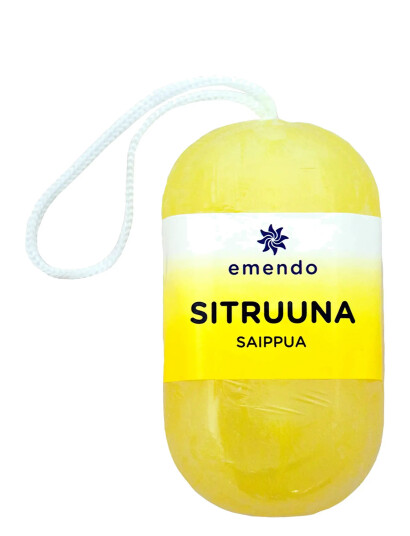 Emendo Lemon Soap With Rope 180 G Yellow 180 G Emendo Lemon Soap With Rope 180 G Yellow 180 G