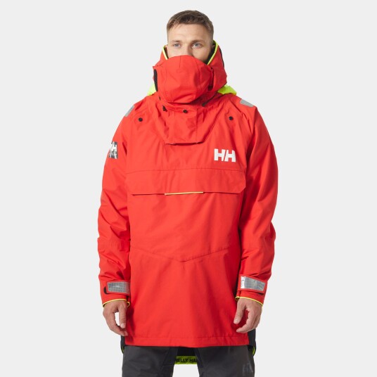 Helly Hansen Herre Ægir Ocean Tørr Pustende Smock Top Rød L
