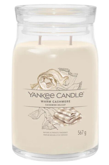 Yankee Candle Signature Large Warm Cashmere 567 g Duftlys