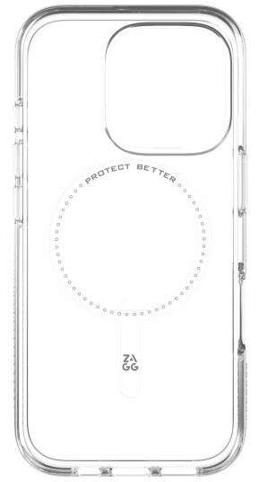 ZAGG Crystal Palace Snap Baksidedeksel for iPhone 16 Pro med MagSafe - Klart