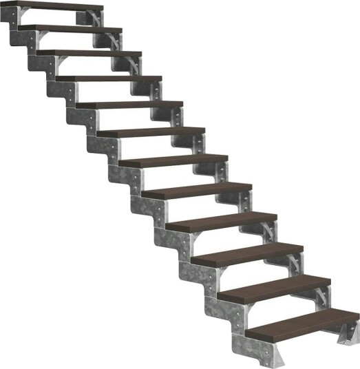 Hagetrapp Dolle Gardentop Trimax uten Rekkverk