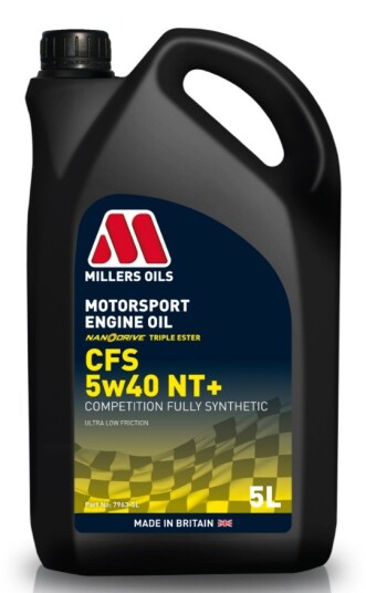 Motorolje MILLERS MOTORSPORT CFS NT+ 5W40 5L Motorolje MILLERS MOTORSPORT CFS NT+ 5W40 5L