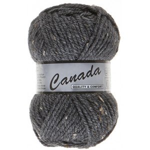 Lammy Canada Garn Mix 425 Mørkegrå/Natur/Brun