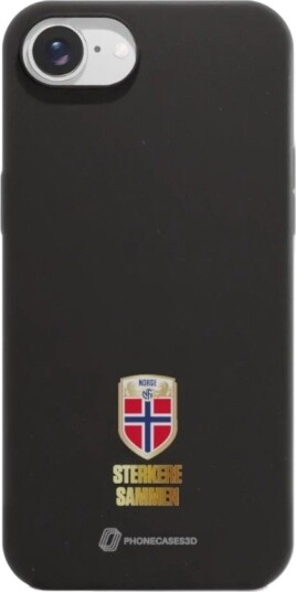 Phonecases3D iPhone 17e/16e Norges Fotballforbund Compostable Case Svart NFF4-IP16E