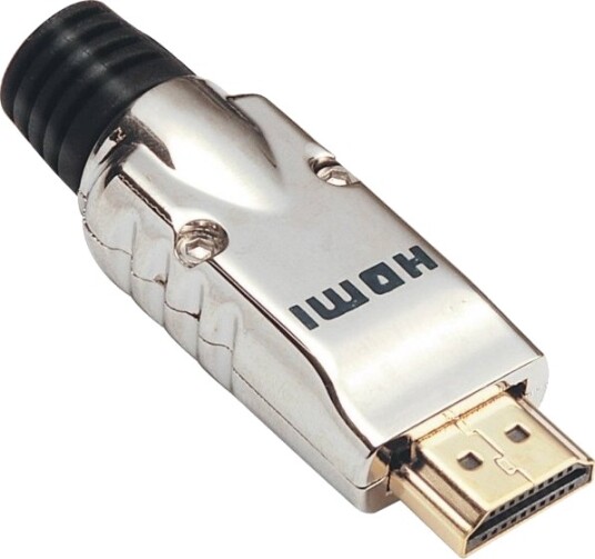 Bkl Electronic 0905002 Hdmi Kontakt Rett Poltall: 19 Sølv 1 Stk