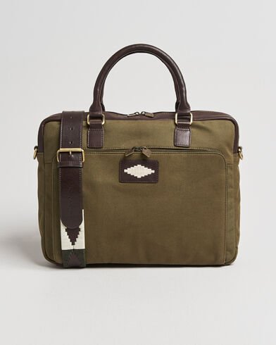 Pampeano Mensajero Canvas Briefcase Forest