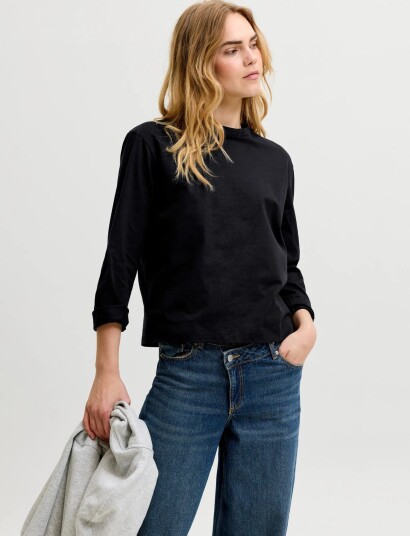 JJXX Jxsophia Boxy Ls Tee Jrs Noos Black XS