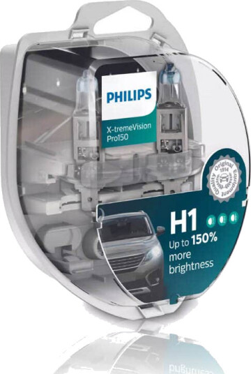 Philips H1 X-Tremevision Pro150 Halogenpære Philips H1 X-Tremevision Pro150 Halogenpære