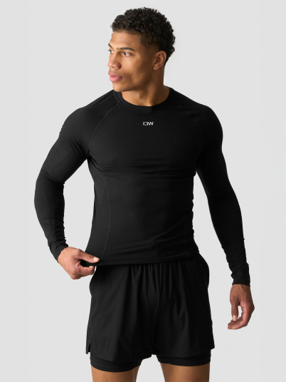 ICIW Ignite Muscle Fit Long Sleeve Sort M