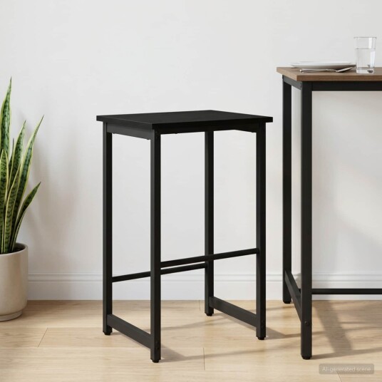 vidaXL Barstol Svart eik 40 x 32 x 64 cm Konstruert tre vidaXL Barstol Svart eik 40 x 32 x 64 cm Konstruert tre