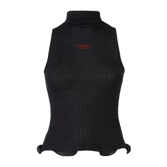 Fendi Dame Topper Svart S Fendi Dame Topper Svart S