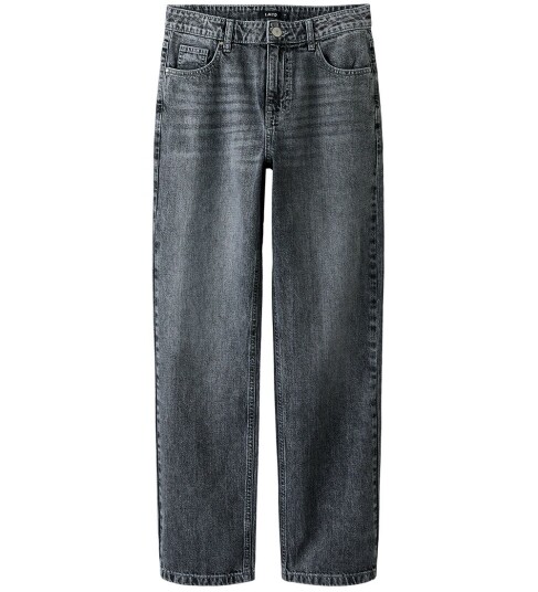 LMTD Nlmbex Dnm R Straight Pant Noos Grey 176