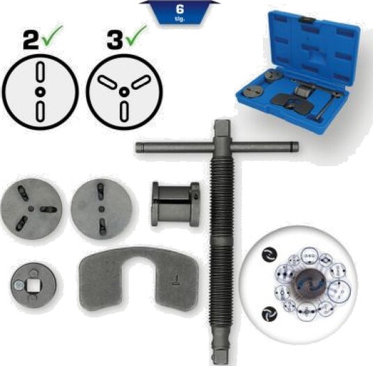 Ks Tools Werkzeug Maschinen Gmbh Universalt Verktøysett For Tilbakestilling Av Bremsestempel 5 Deler Bt701150 Ks Tools Werkzeug Maschinen Gmbh Universalt Verktøysett For Tilbakestilling Av Bremsestempel 5 Deler Bt701150