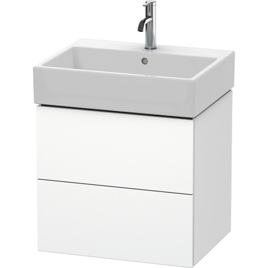 Duravit L-Cube Servantskap m/2 skuffer 484x544x459 mm Hvit Matt