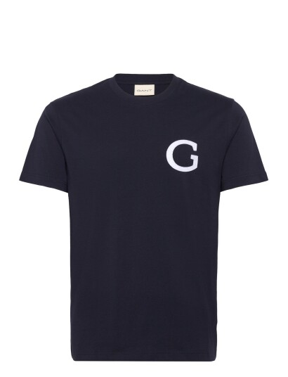 GANT G Badge Ss Tshirt Navy S