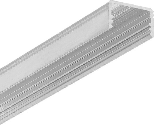 Topmet 2m aluminiumsprofil UNI14 BC3/Y Ubehandlet aluminium påbygg LED skinne Topmet 2m aluminiumsprofil UNI14 BC3/Y Ubehandlet aluminium påbygg LED skinne