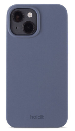 Holdit iPhone 14 Soft Touch Silikon Deksel - Pacific Blue