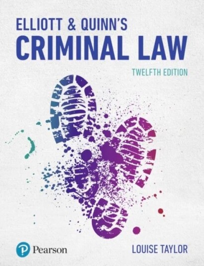 Elliott & Quinn'S Criminal Law Av Louise Taylor