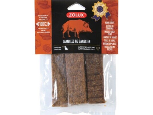 Zolux Zolux Naturlig Godbit For Hunder Villsvinstrimler 100G Zolux Zolux Naturlig Godbit For Hunder Villsvinstrimler 100G