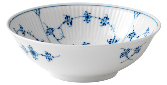 Royal Copenhagen Musselmalt Riflet dessertskål 35 cl