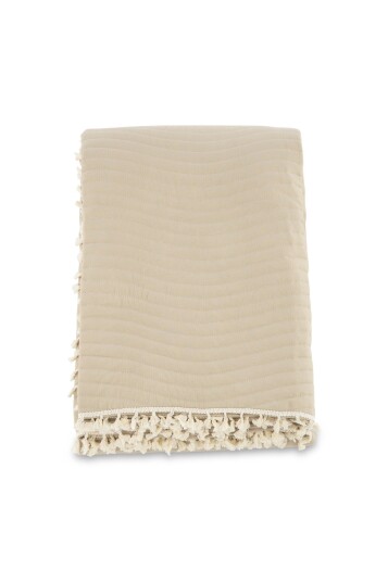 Venture Design Lias sengeteppe Offwhite/beige 260 x 180 cm