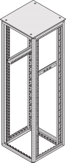 Schroff Skyveskinne Std 800D 10 Stk. Rack 23130102