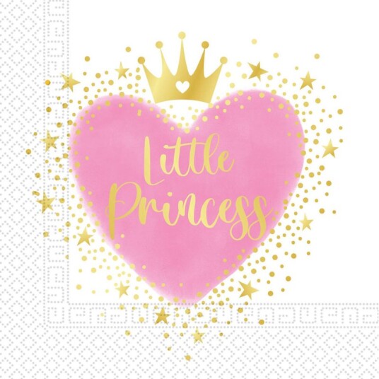 Little Princess Servietter 20-Pakning 33x33cm