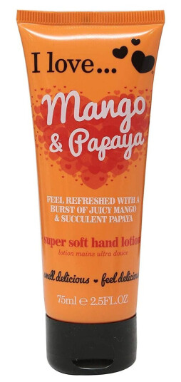 I Love Mango & Papaya Super Soft Hand Lotion 75ml I Love Mango & Papaya Super Soft Hand Lotion 75ml