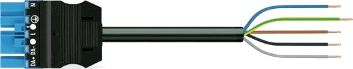 WINSTA® MIDI tilkoblingskabel Eca hann/fri 5G2,5 mm² 2m HF blå WINSTA® MIDI tilkoblingskabel Eca hann/fri 5G2,5 mm² 2m HF blå