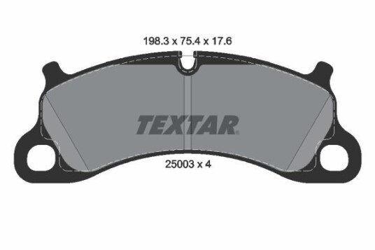 Bremseklosser TEXTAR 2500301