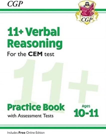 11+ Cem Verbal Reasoning Practice Book & Assessment Tests - Ages 10-11 (With Online Edition): Unbeat Av Cgp Books