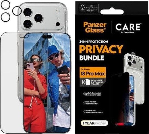 CARE by PanzerGlass Privacy Flagship 3-in-1 Bundle Apple iPhone 18 Pro Max