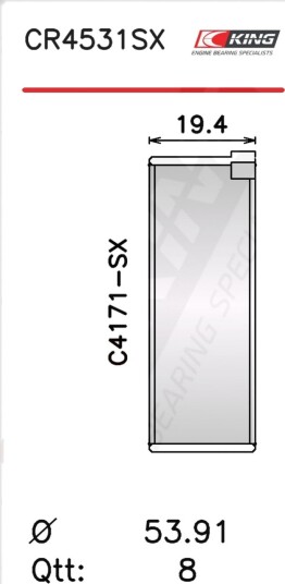 Stempelstanglager IPSA CR079801