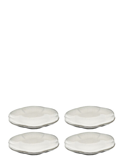 Serax Plate Ribbed M Inku By Sergio Herman Set/4 - Cream - Ø 13.9 CM