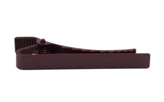Metall Slipsnal, Kobberfarget i aubergine lilla., Lilla, Ensfarget