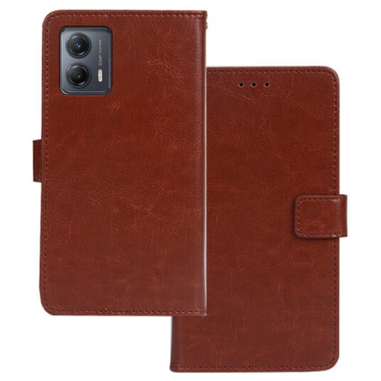 INCOVER Motorola Moto G13 / G23 / G53 Flip Deksel med Kortholder - Brun