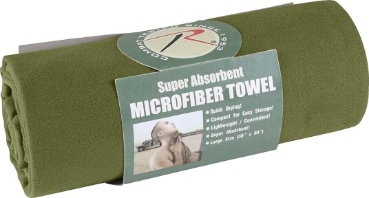 Rothco Quick Dry Håndkle 75x125cm Oliven, Grønn