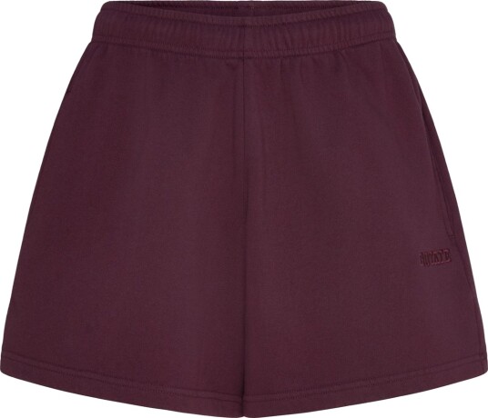 ROTATE Classic Sweat Shorts Burgundy S ROTATE Classic Sweat Shorts Burgundy S