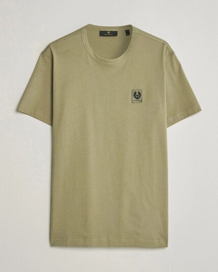 Belstaff Signature Crew Neck T Shirt Fatigue Green