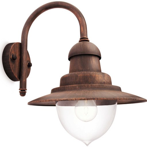 Philips Raindrop wall lantern bronze 1x60W 230V| No bulb H Philips Raindrop wall lantern bronze 1x60W 230V| No bulb H