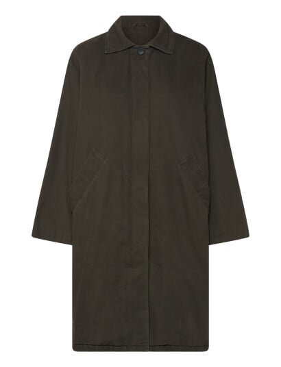 Weekday Loose Fit Canvas Car Coat - Khaki green - XL Weekday Loose Fit Canvas Car Coat - Khaki green - XL