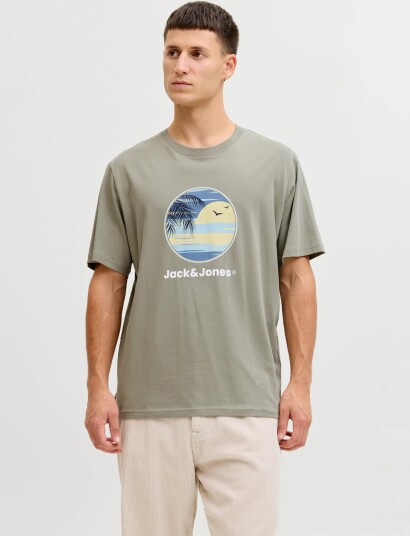 Jack & Jones Jjperry Tee Ss Crew Neck White M