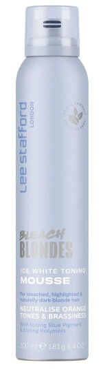 Lee Stafford Bleach Blondes Ice White Toning Mousse 200 ml