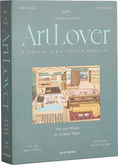Printworks Art Lover Book puslespill part and whole 1000 Printworks Art Lover Book puslespill part and whole 1000