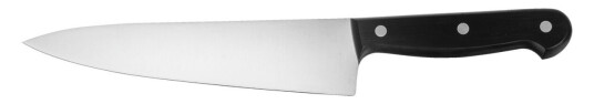 PULSIVA Kokkekniv POM; Bladlengde 20 cm, 33 cm (L); Svart