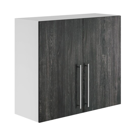 Alterna Vaskerom: Overskap B60-80xd30xh72cm m/2 Dører Mørk eik / 60cm Alterna Vaskerom: Overskap B60-80xd30xh72cm m/2 Dører Mørk eik / 60cm