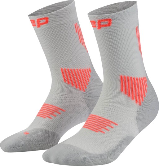 CEP Core Run Socks Mid Cut 5.0 Grey III